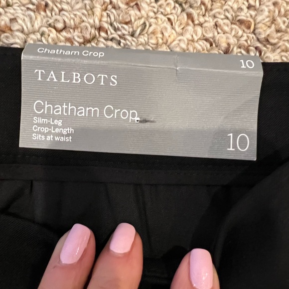 Talbots Chatham Crop Pants Size 10 NWT - Picture 3 of 8